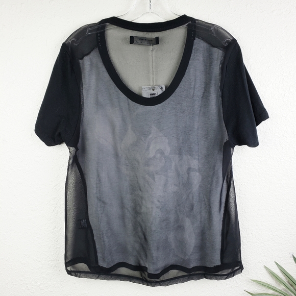 NWT RELIGION London 'We Live In Black' Skull Tattoo Graphic Print Tee size M - Picture 2 of 12